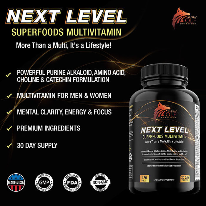 Next Level Multivitamin by Alpha Wolf Nutrition
