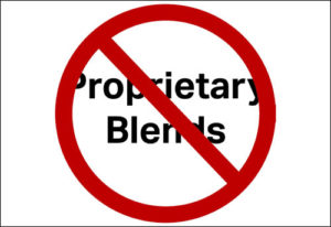 Proprietary Blends Are a Scam