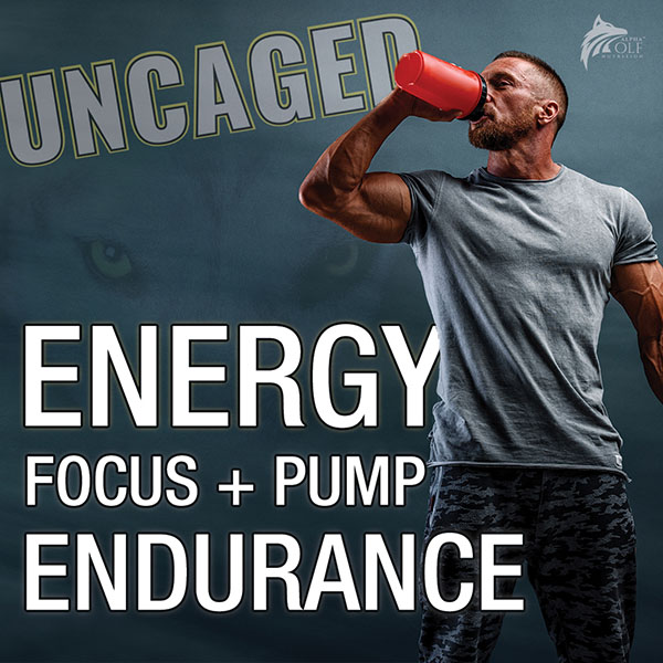 UNCAGED Energy, Focus, Pump, Endurance
